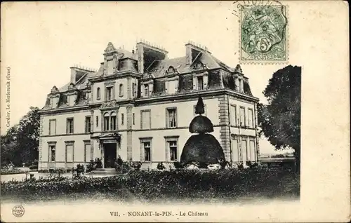 Ak Nonant le Pin Orne, Château