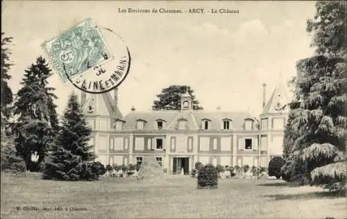 Ak Arcy Sainte Restitue Aisne, Château