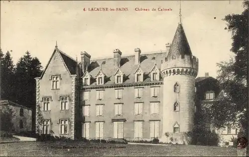 Ak Lacaune les Bains Tarn, Château de Calmels