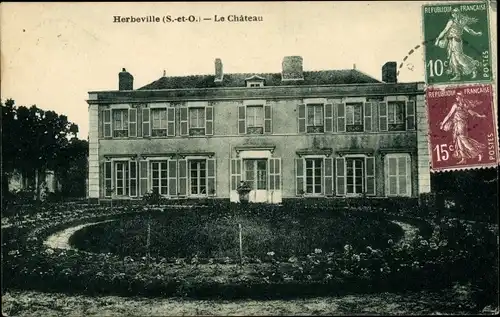 Ak Herbeville Yvelines, Château