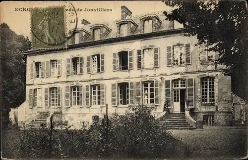 Ak Écrosnes Eure-et-Loir, Château de Jonvilliers