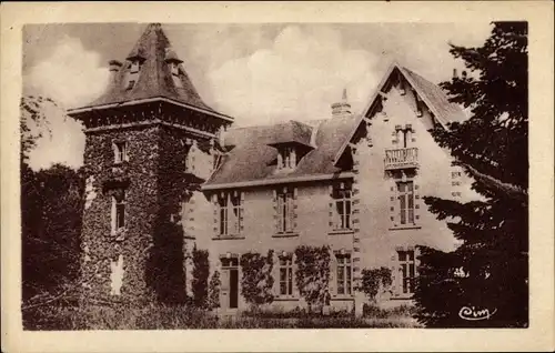 Ak Beaumont la Ronce Indre et Loire, La Hautebarde, Château