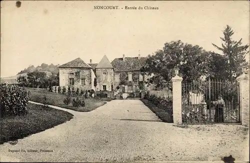 Ak Noncourt Haute Marne, Château