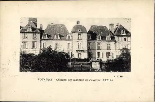 Ak Poyanne Dax Landes, Château des Marquis de Poyanne