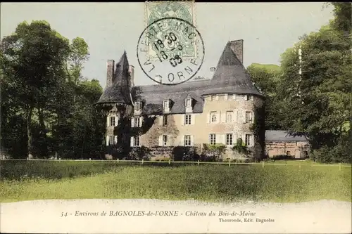 Ak Bagnoles de l'Orne Orne, Château du Bois de Maine