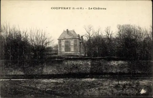 Ak Coupvray Seine et Marne, Das Schloss