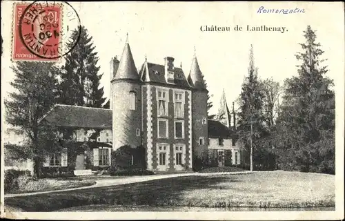 Ak Romorantin Lanthenay Loir et Cher, Château de Lanthenay
