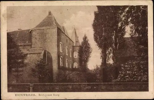 Ak Röthgen Eschweiler Nordrhein Westfalen, Röthgener Burg