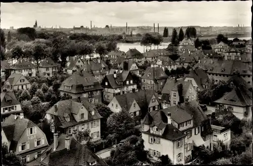 Ak Kehl am Rhein, Blick gegen Straßburg