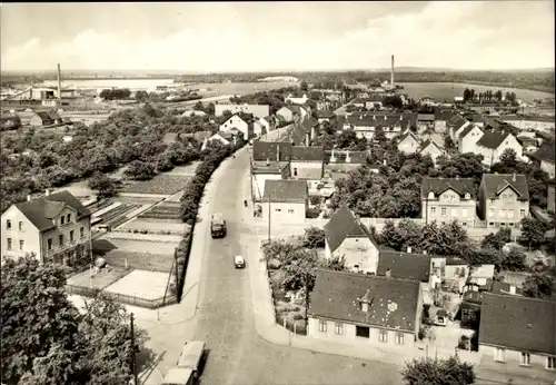 Ak Naunhof im Kreis Leipzig, Ortsansicht, Teilansicht, LKW