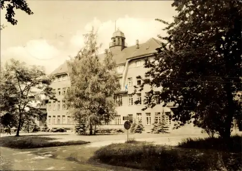 Ak Zschadraß Zschadrass Colditz in Sachsen, Heilstätten Haus B 19, Außenansicht