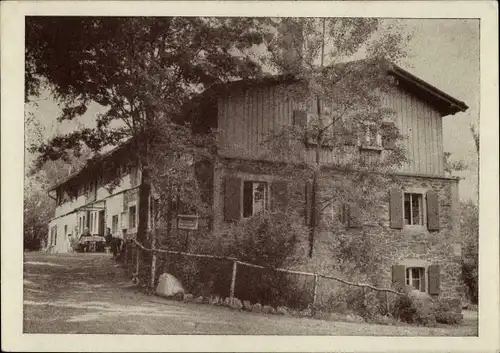 Ak Grethen Parthenstein in Sachsen, Jugendherberge Erich Weinert, Außenansicht