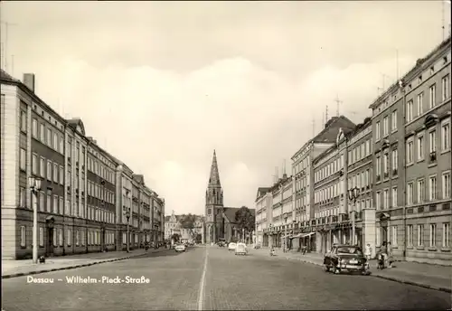 Ak Dessau in Sachsen Anhalt, Wilhelm Pieck Straße