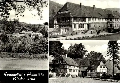 Ak Waldfrieden bei Mühlhausen Rodeberg in Thüringen, Evangelische Heimstätte Kloster Zella