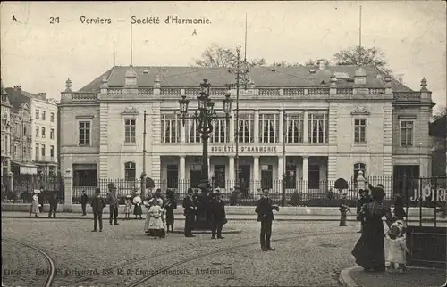 Ak Verviers Wallonien Lüttich, Société d'Harmonie