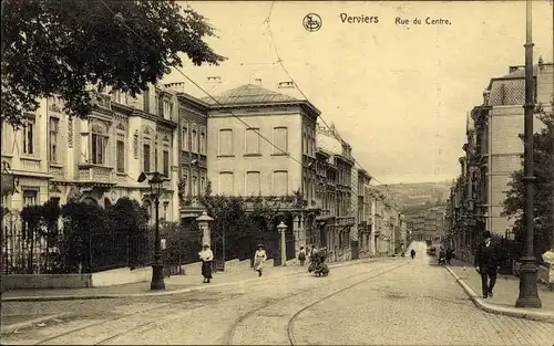 Ak Verviers Wallonien Lüttich, Rue du Centre