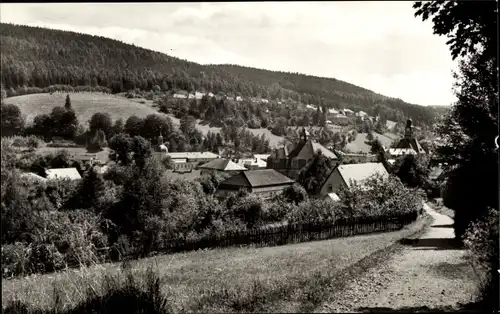Ak Schmiedeberg Erzgebirge, Blick vom Naundorfer Weg