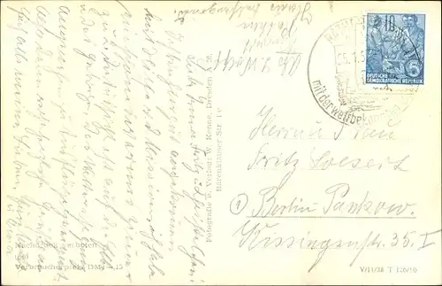 Ak Rathen an der Elbe Sächsische Schweiz, Teilansicht