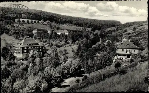 Ak Bad Mergentheim in Tauberfranken, Häuser Olga, Taubertal, Hubertus und Maria