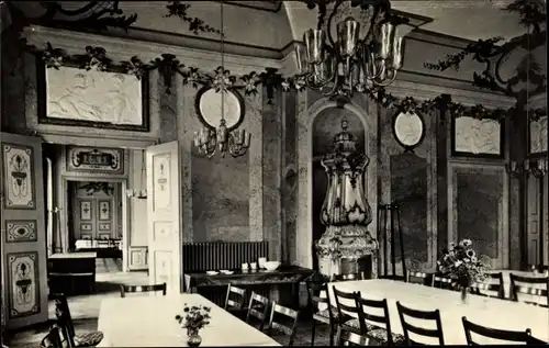 Ak Rheinsberg in der Mark, Sanatorium Helmut Lehmann, Speisesaal