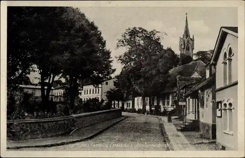 Ak Feldberg in Mecklenburg, Fürstenbergerstraße