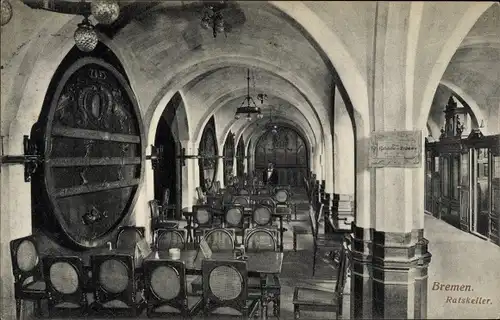Ak Hansestadt Bremen, Ratskeller