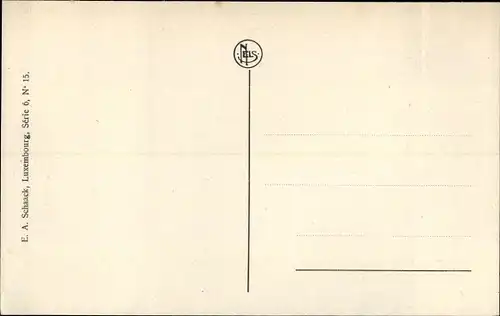 Ak Vianden Luxemburg, vue prise route de Roth, Schloss