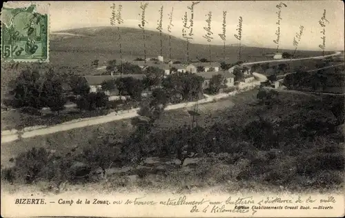 Ak Bizerte Tunesien, Camp de la Zouaz, Panorama