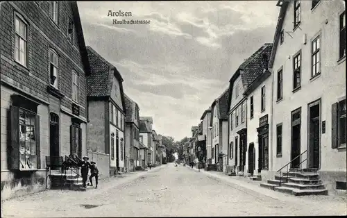 Ak Bad Arolsen in Hessen, Blick in die Kaulbachstraße