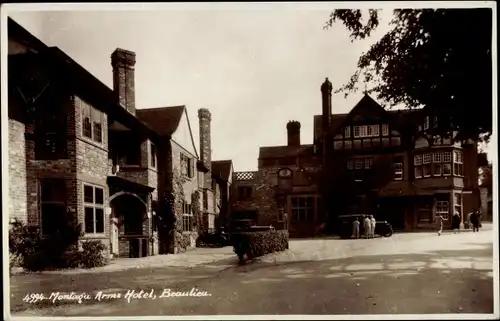 Ak Beaulieu Hampshire England, Montagu Arms Hotel