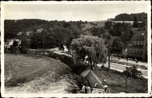 Ak Anseremme Dinant Wallonien Namur, La Meuse et les Bains