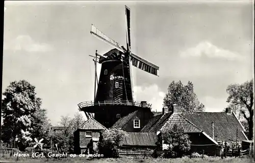 Ak Haren Groningen Niederlande, Molen