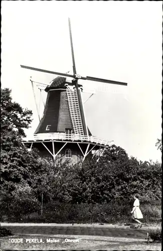 Ak Oude Pekela Groningen Niederlande, Molen Onrust