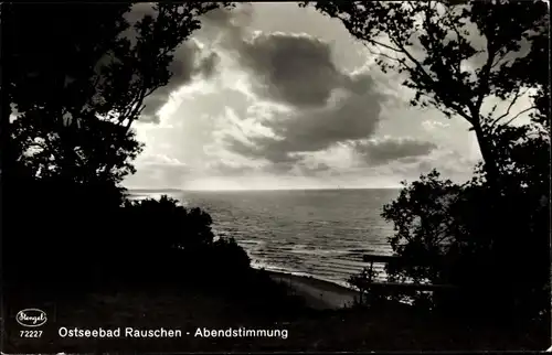 Ak Swetlogorsk Rauschen Ostpreußen, Abendstimmung, Stengel 72227