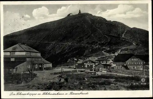 Ak Malá Úpa Kleinaupa Riesengebirge Region Königgrätz, Schneekoppe, Schlesierhaus, Riesenbaude
