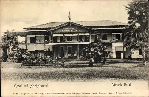 Ak Soekaboemi Sukabumi Java Indonesien, Victoria Hotel