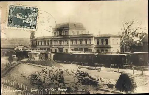 Ak Konstantinopel Istanbul Türkei, Gare de Haidar Pacha