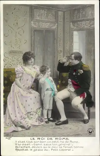 Ak Le Roi de Rome, Napoleon mit Familie, Schauspieler