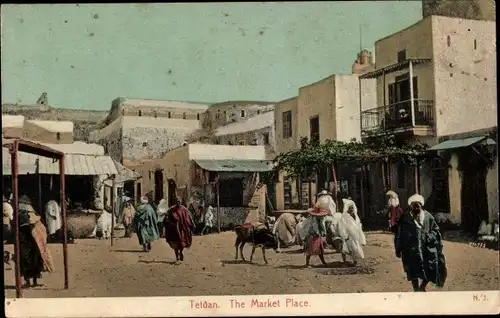 Ak Tetuan Tétouan Marokko, The Market Place