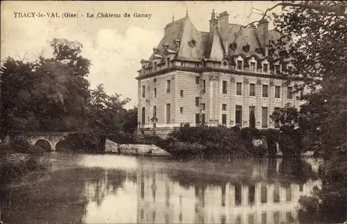 Ak Tracy le Val Oise, Château de Ganay