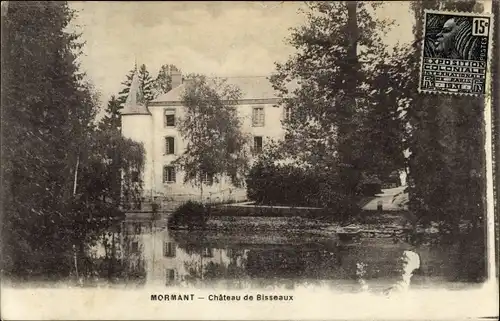 Ak Mormant Seine et Marne, Château de Bisseaux