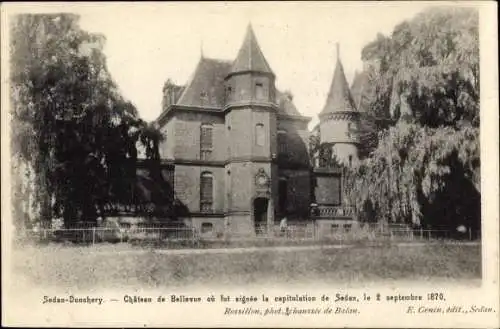 Ak Donchery Ardennes, Château de Bellevue