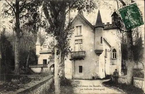 Ak Saint Capraise de Lalinde Dordogne, Chateau des Beaudis