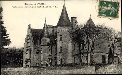 Ak Beaulieu Indre-et-Loire, Chateau du Pressoir