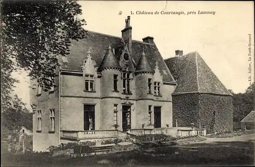 Ak Lamnay Sarthe, Chateau de Courtangis