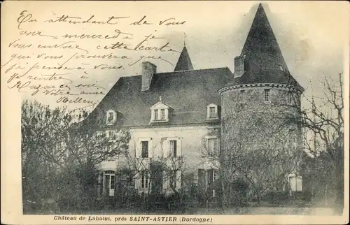 Ak St Astier Dordogne, Chateau de Labatut