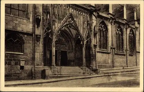 Ak Chaumont Haute-Marne, Portail de l'Eglise Saint Jean-Baptiste