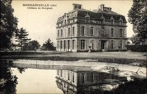 Ak Hondainville Oise, Chateau de St. Agnan