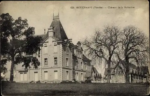 Ak Mouchamps Vendée, Chateau de la Bobiniere