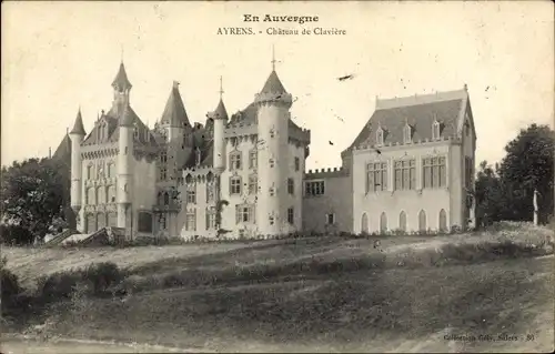 Ak Ayrens Cantal, Chateau de Claviere